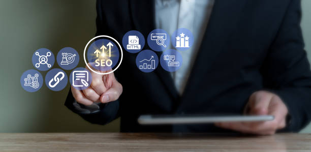 Web positioning tools, SEO concept Web positioning tools, SEO concept